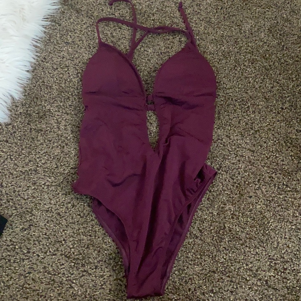 Abercrombie Purple One piece Swim